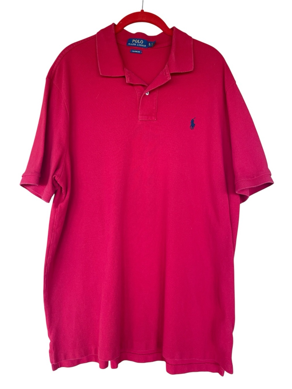 Polo by Ralph Lauren Men’s Red Classic Pique Polo Size XL TG